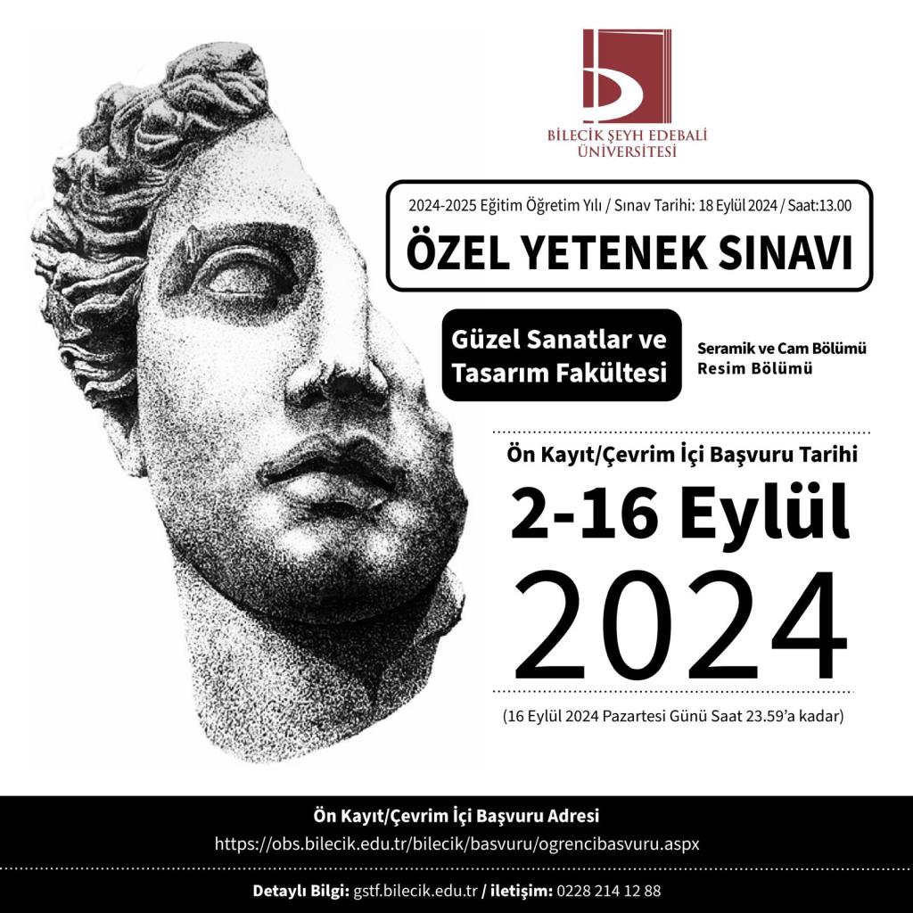 2024-2025 Eğitim Öğretim Yılı Özel Yetenek Sınavı